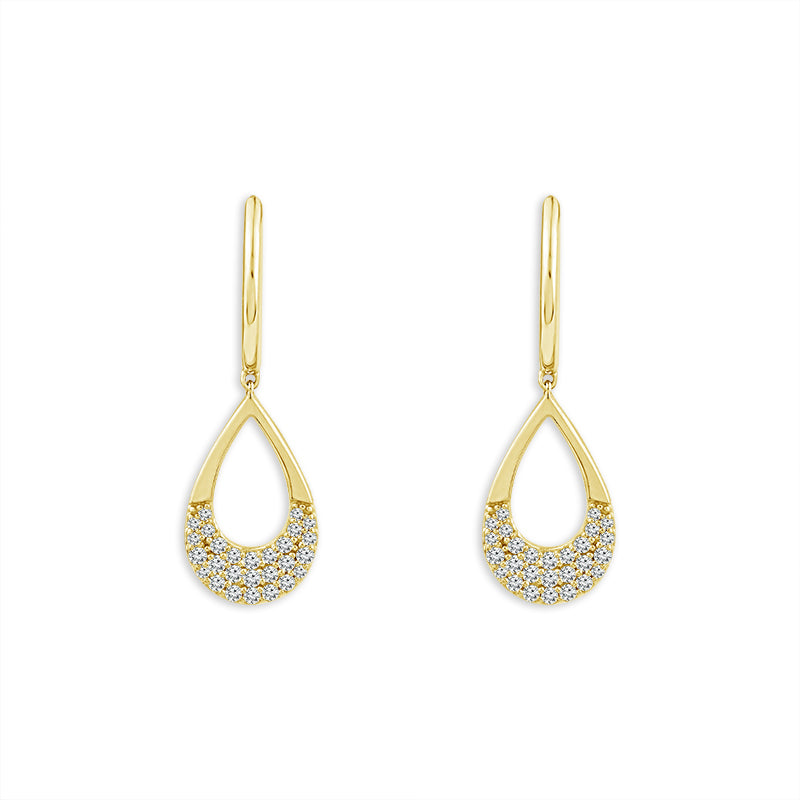 Diamond Fashion Earrings 0.33 ct tw 10k Yellow Gold-EH0985A78Y0