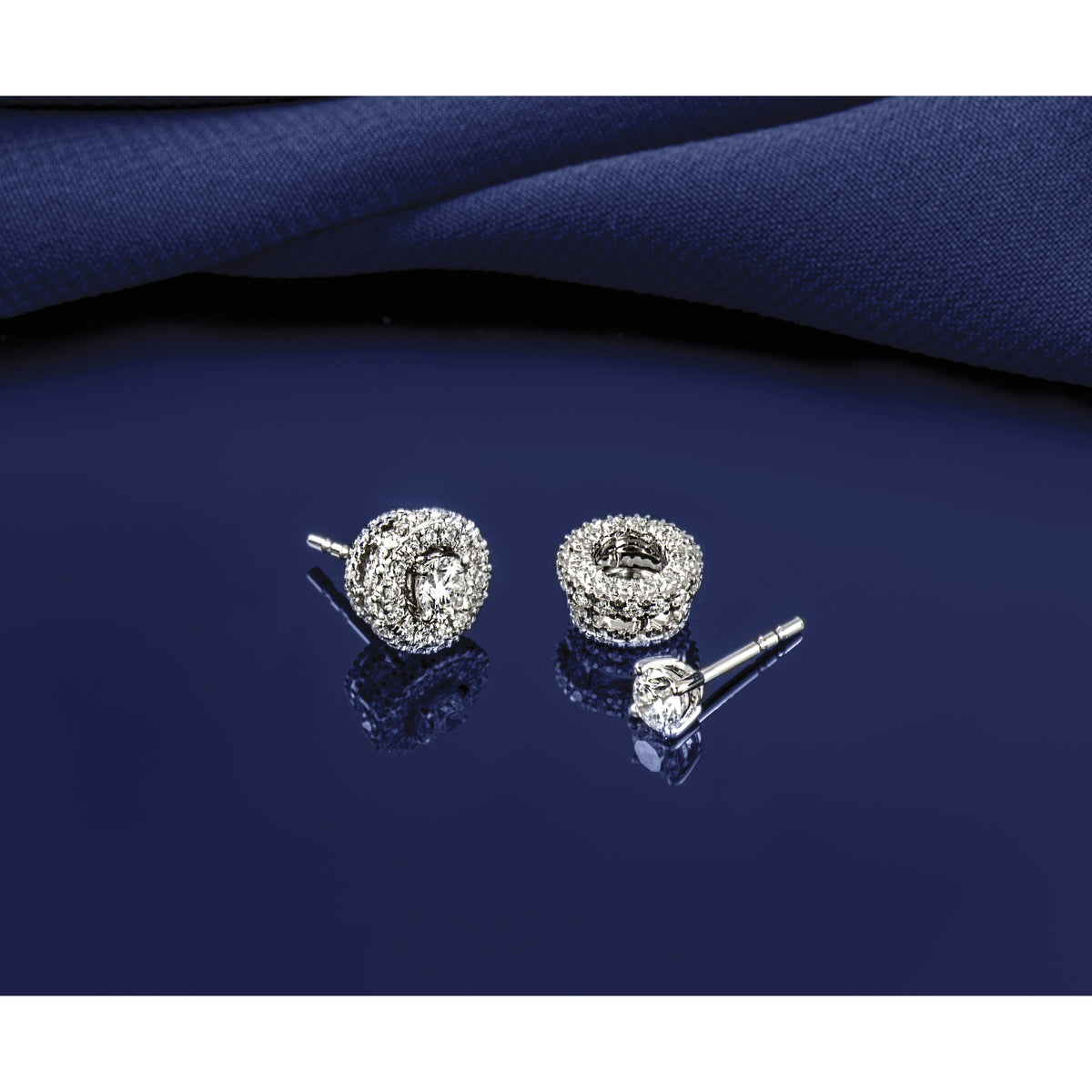 14k White Gold 3/8ct Diamond Earring Jackets-EJM5295-040-WA