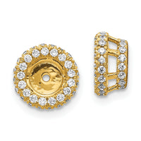 14k 5/8ct Diamond Earring Jackets-EJM5295-062-YA