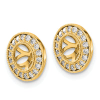 14k 1/3ct Diamond Earring Jackets-EJM5298-030-YA
