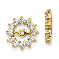 14k AA Diamond Earring Jacket-EJM5323-050-YA