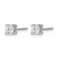 14kw 1/2 ctw Cert Lab Grown Dia VS+ F+ Round 4 Prong Hvy Wt Earring-EM1006-050C-WLD