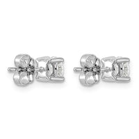 14kw 1 ctw Cert Lab Grown Dia VS/SI+ G+ Round 4 Prong Hvy Wt Earring-EM1006-100C-WLG