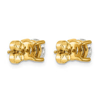 14ky 2 ctw Cert Lab Grown Dia VS/SI+ G+ Round 4 Prong Hvy Wt Earring-EM1006-200C-LG