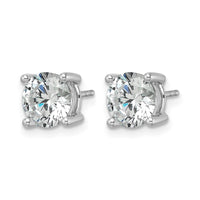 14kw 3 ctw Cert Lab Grown Dia VS/SI+ G+ Round 4 Prong Hvy Wt Earring-EM1006-300C-WLG