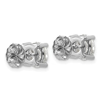 14kw 3 ctw Cert Lab Grown Dia VS/SI+ G+ Round 4 Prong Hvy Wt Earring-EM1006-300C-WLG