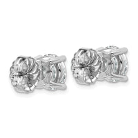 14kw 6 ctw Cert Lab Grown Dia VS/SI+ G+ Round 4 Prong Hvy Wt Earring-EM1006-600C-WLG