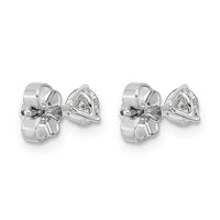 14kw 1/2 ctw Cert Lab Grown Dia VS/SI+ G+ Round 3 Prong Hvy Wt Earring-EM1007-050C-WLG