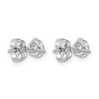 14kw 1 ctw Cert Lab Grown Dia VS/SI+ G+ Round 3 Prong Hvy Wt Earring-EM1007-100C-WLG