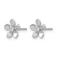 14k White Gold Diamond Earrings-EM4042-005-WA