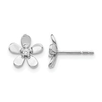 14k White Gold Diamond Earrings-EM4042-005-WA