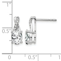 14K White Gold White Topaz and Diamond Earrings-EM4235-WT-006-WA