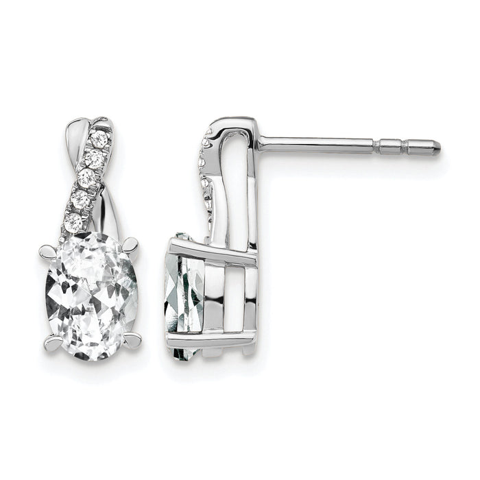 14K White Gold White Topaz and Diamond Earrings-EM4235-WT-006-WA