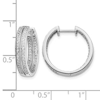 14k White Gold Diamond In/Out Hinged Hoop Earrings-EM4253-075-WA