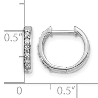14k White Gold Diamond Hinged Hoop Earrings-EM4263-012-WA