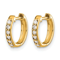 14k Diamond Hinged Hoop Earrings-EM4263-012-YA