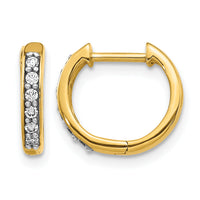 14k Diamond Hinged Hoop Earrings-EM4263-012-YA