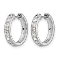 14k White Gold Diamond Hinged Hoop Earrings-EM4264-080-WA