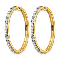14k Diamond Hinged Hoop Earrings-EM4268-125-YA