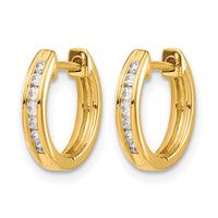 14k Diamond Hinged Hoop Earrings-EM5351-020-YA