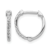 14k White Gold Diamond Hoop Earrings-EM5353-020-WA