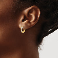 14k Diamond Hinged Hoop Earrings-EM5360-010-YA