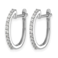 14k White Gold Diamond 1.3mm Hinged Hoop Earrings-EM5416-020-WA
