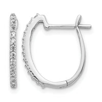 14k White Gold Diamond 1.3mm Hinged Hoop Earrings-EM5416-020-WA