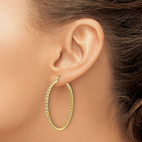 14k Diamond In/Out Hoop Earrings-EM5423-088-YA