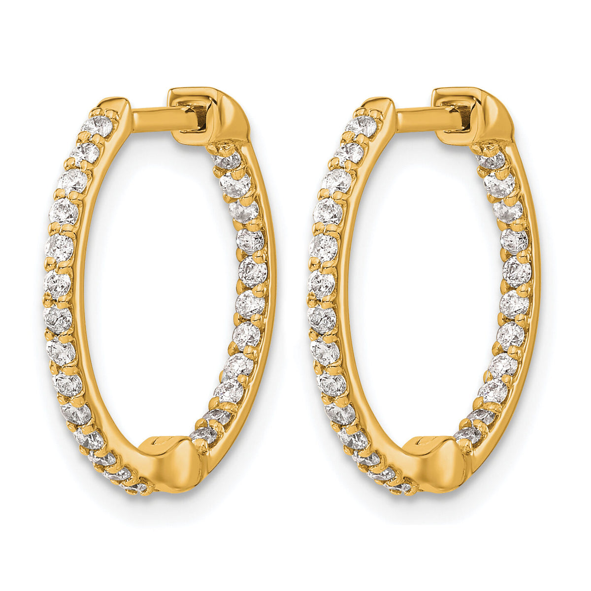 14k Diamond In/Out Hinged Hoop Earrings-EM5425-050-YA