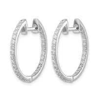 14k White Gold Diamond In/Out Hinged Hoop Earrings-EM5425-075-WA