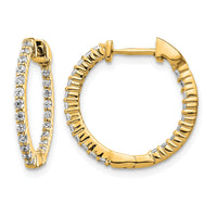 14k Gold Polished Diamond In/Out Hinged Hoop Earrings-EM5430-050-YA