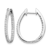 14k White Gold In/Out Diamond Hinged Hoop Earrings-EM5439-075-WA