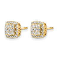 14k Diamond Post Earrings-EM5475-050-YA