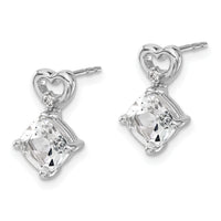 14k White Gold White Topaz and Diamond Heart Earrings-EM7399-WT-002-WA