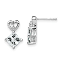 14k White Gold White Topaz and Diamond Heart Earrings-EM7399-WT-002-WA