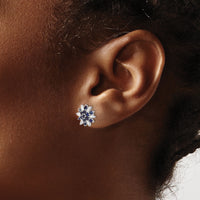 14k White Gold Sapphire and Diamond Earrings-EM7454-SA-18-WA