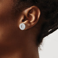 14k White Gold Diamond Earring Jackets-EM8575-080-WA
