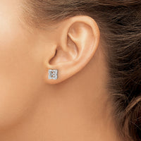 14k White Gold Diamond Earring Jackets-EM8577-012-WA