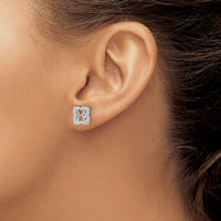 14k White Gold Diamond Earring Jackets-EM8577-020-WA