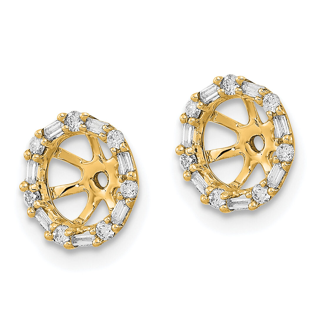14k Diamond Earring Jackets-EM8579-020-YA