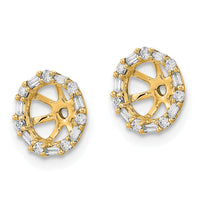 14k Diamond Earring Jackets-EM8579-020-YA