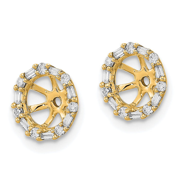 14k Diamond Earring Jackets-EM8579-020-YA