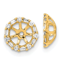 14k Diamond Earring Jackets-EM8579-020-YA