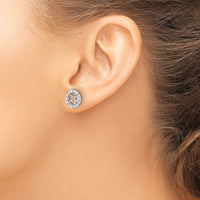 14k White Gold Diamond Earring Jackets-EM8579-036-WA