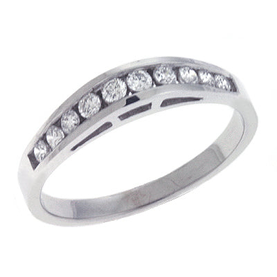 White Gold Matching Band