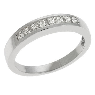 Matching Band In White Gold