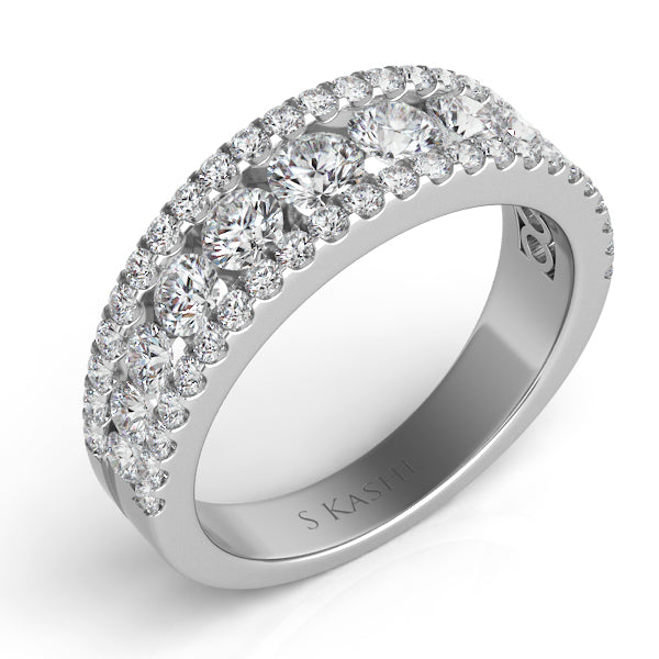 White Gold Matching Band