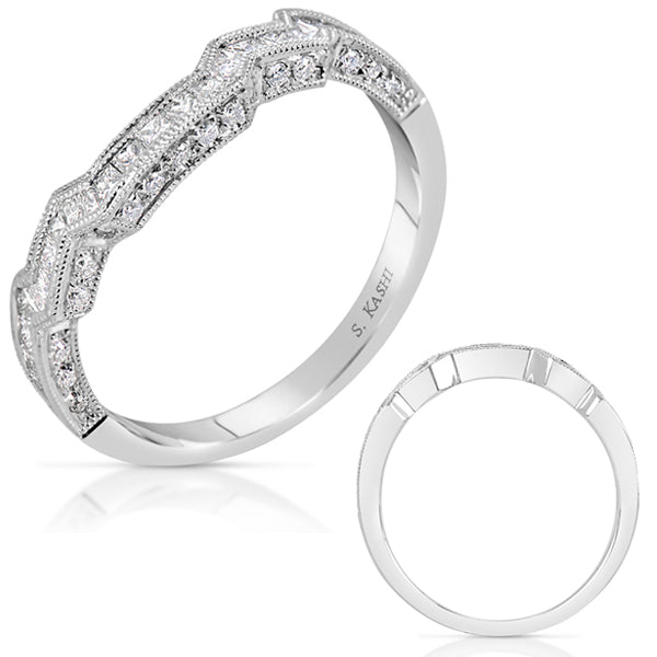 White Gold Wedding Band
