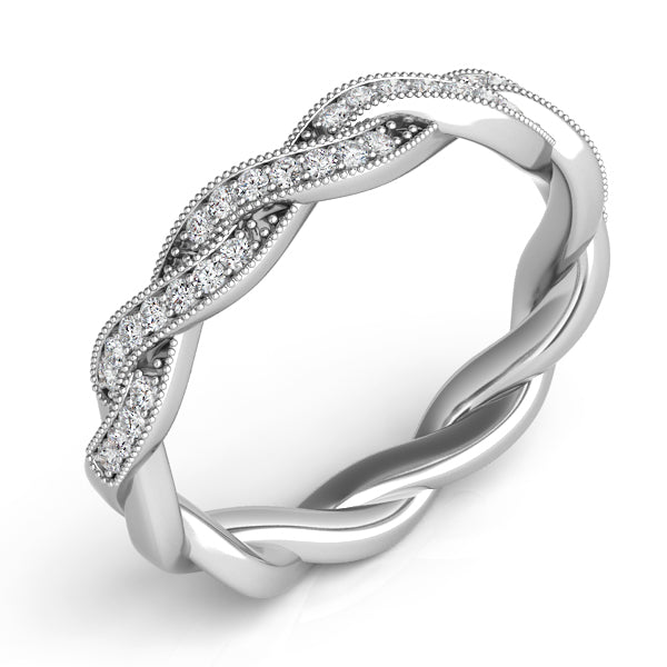 White Gold Matching Band